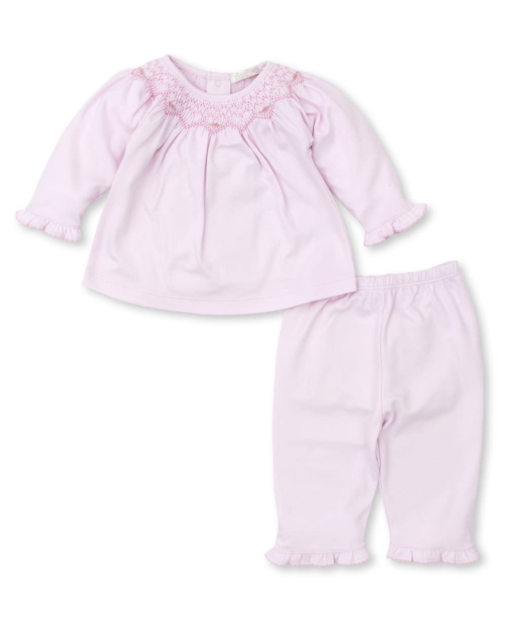 Kissy Kissy Hand Smocked Pant Set