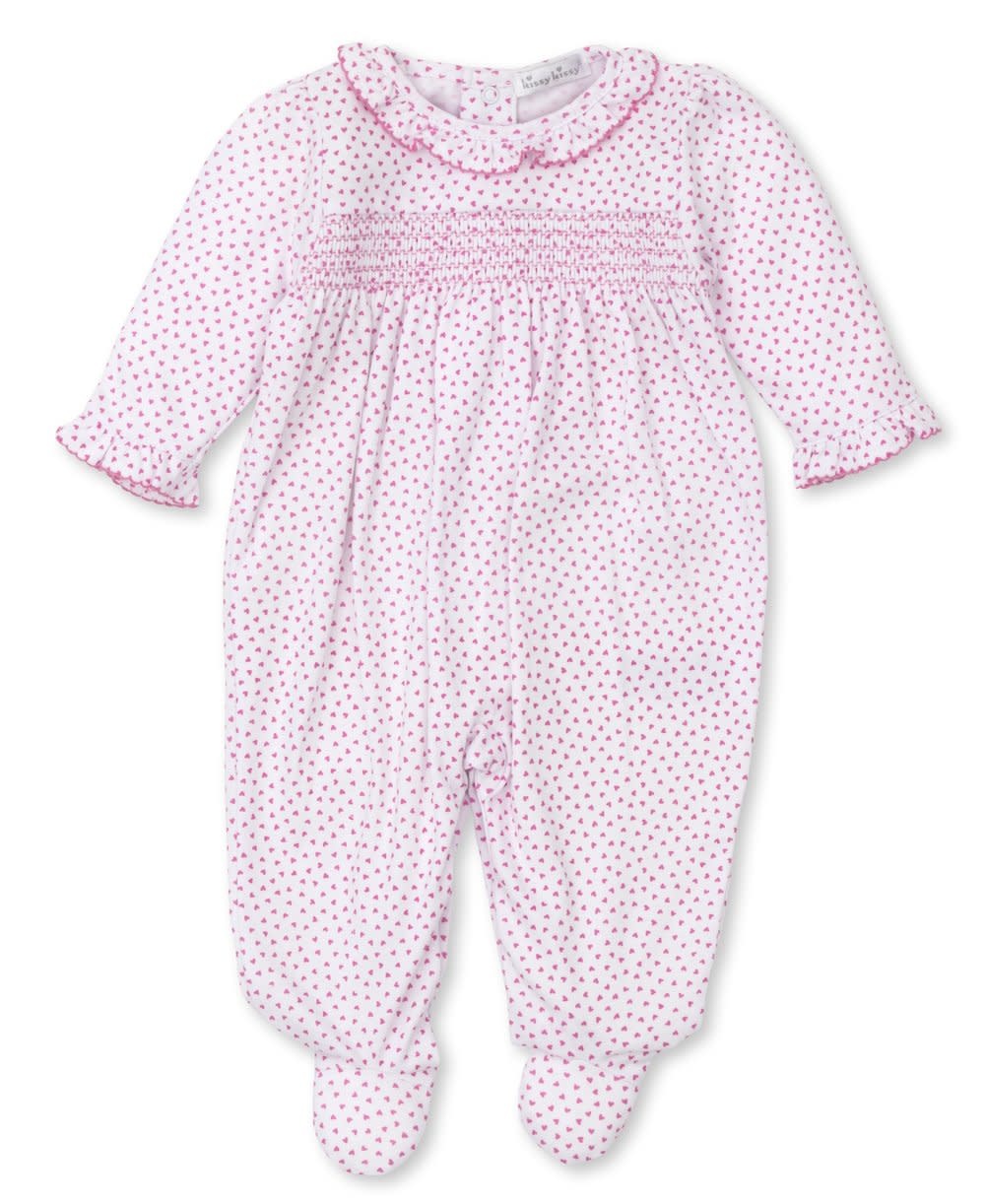 Kissy Kissy Petite Paradise Smocked Footie