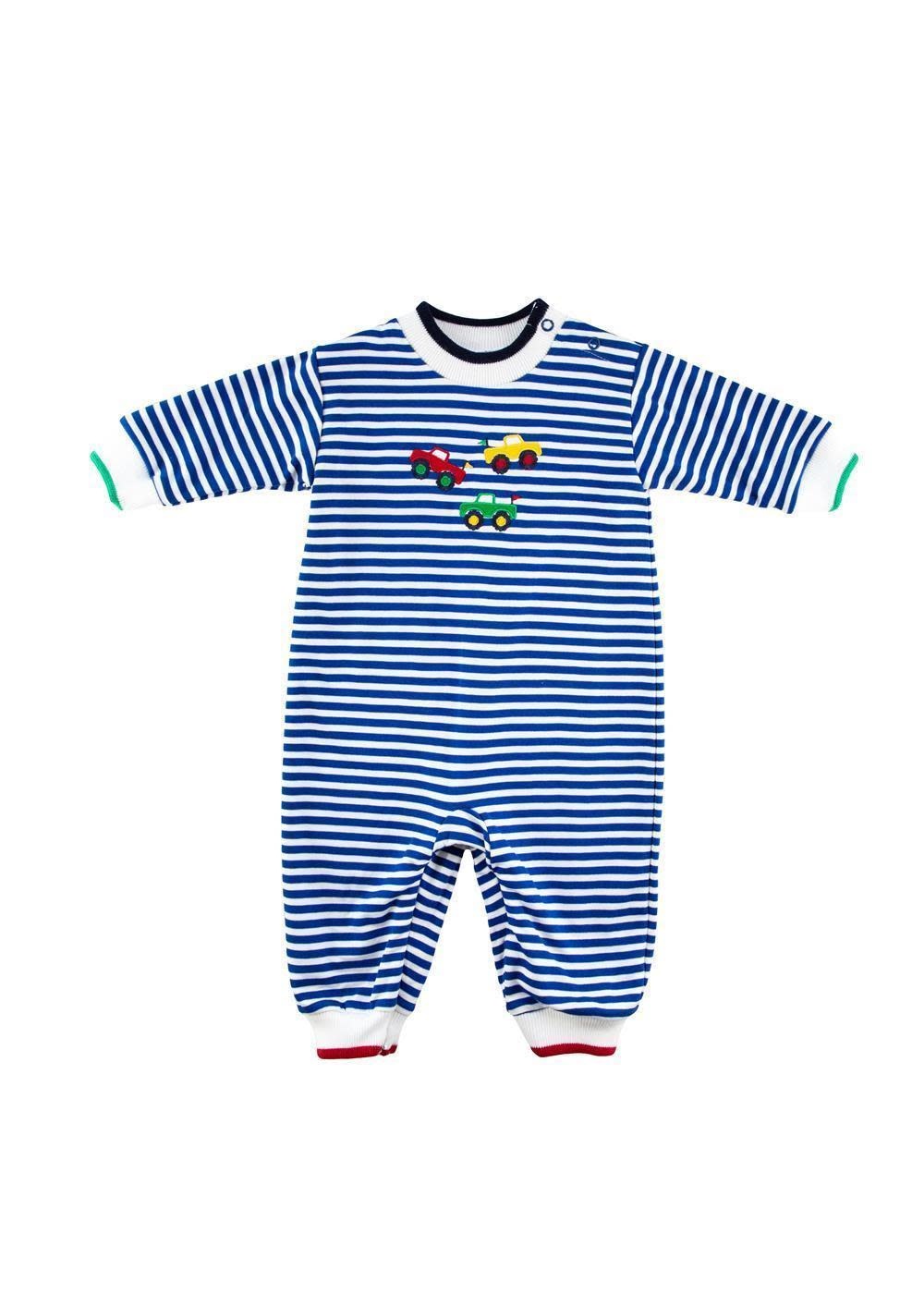 Florence Eiseman Monster Truck Striped Longall