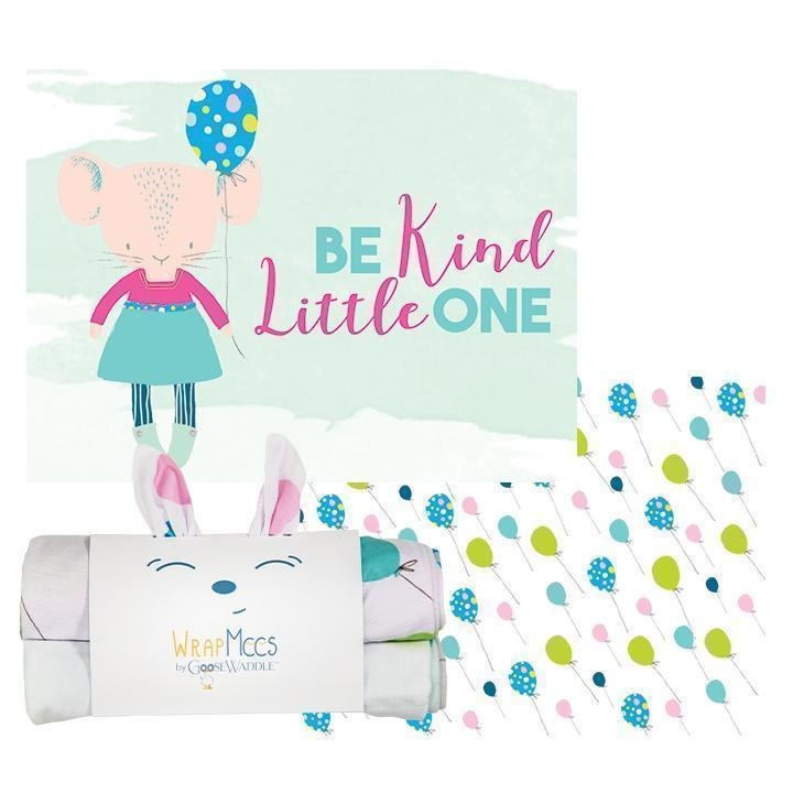 GooseWaddle Mouse/Balloons Receiving Blankets (2)