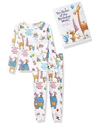 Books to Bed Ten Rules of A Birthday Wish Book PJ Set