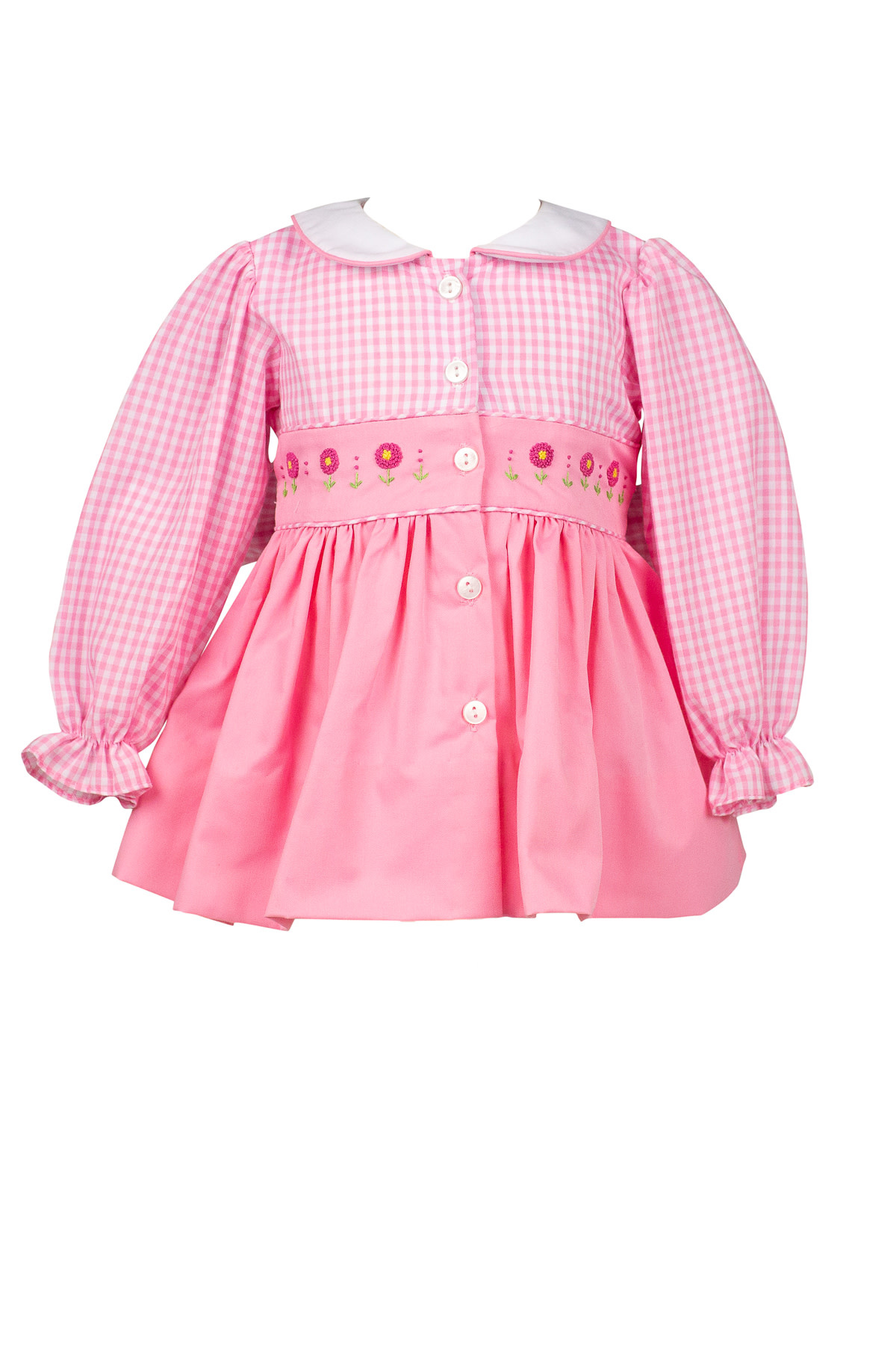 the proper peony Tallulah Pink Gingham Dress