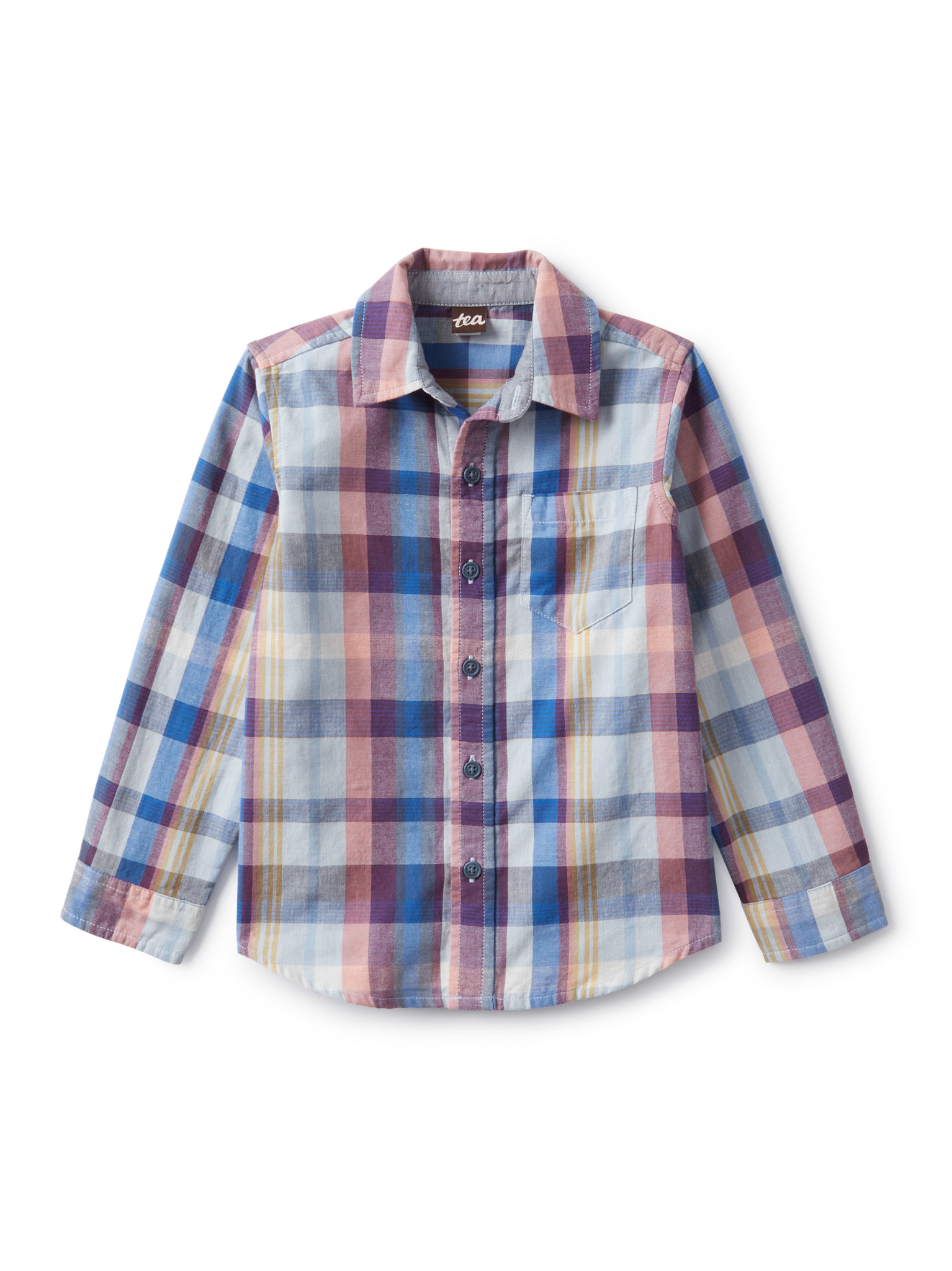 Tea Collection Plaid Button Up Shirt Tea Collection Plaid Button Up Shirt