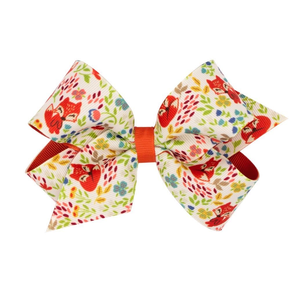 Wee Ones Medium Fall Print Bow