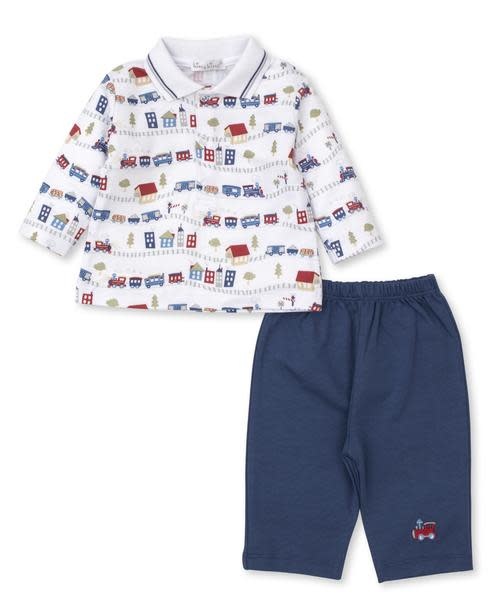 Kissy Kissy Railway Train Pant Set Kissy Kissy Railway Train Pant Set