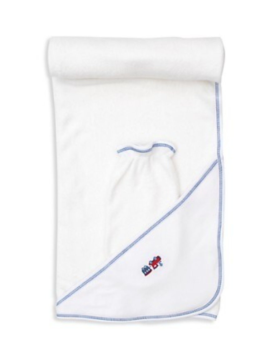 Kissy Kissy Railway Train Hooded Towel Set Kissy Kissy Railway Train Hooded Towel Set