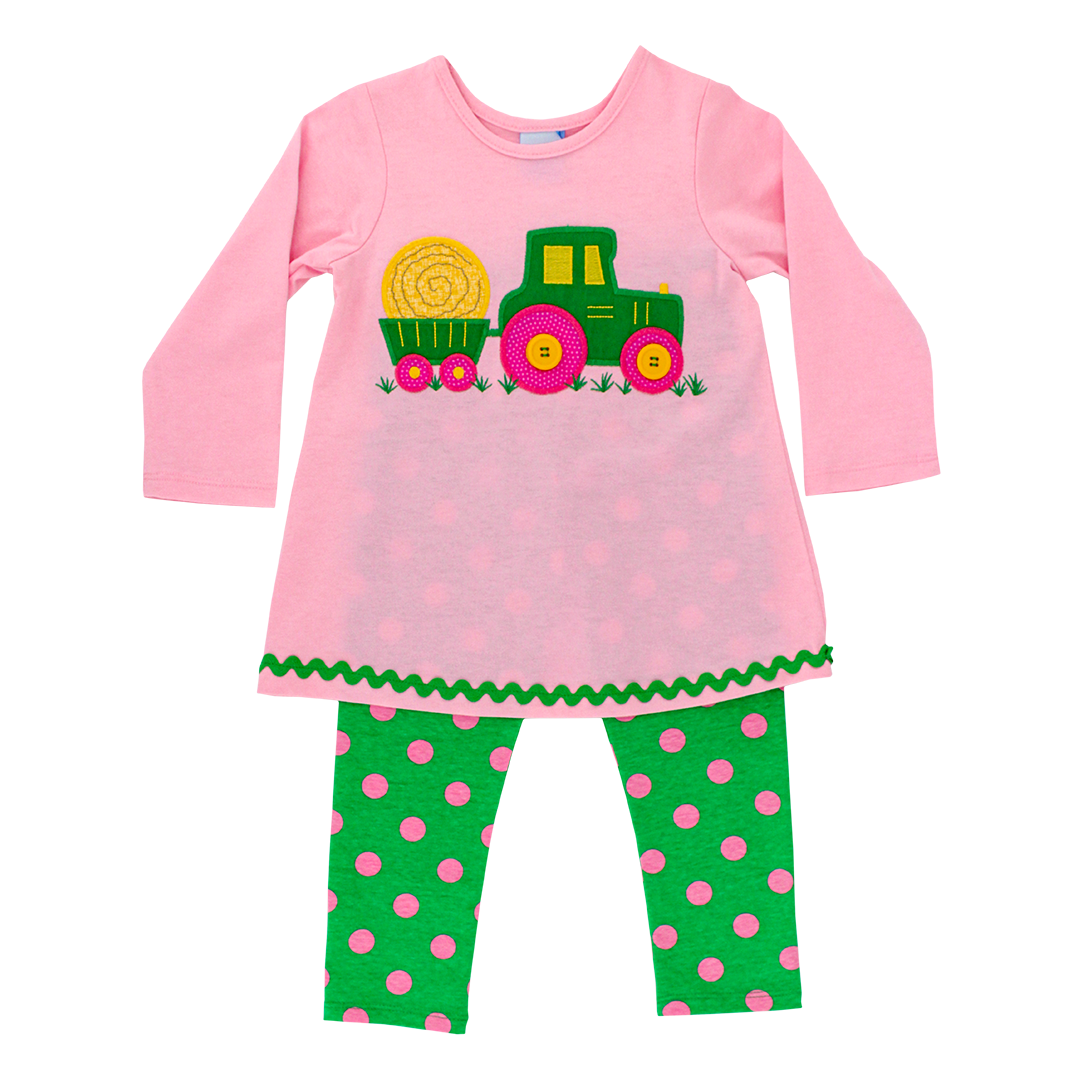 Bailey Boys Tractor Tunic Set