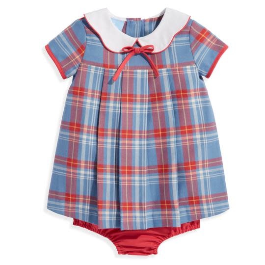 bella bliss Peri Plaid Evie Bloomer Set