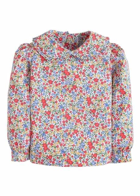 Little English Middleton Floral Ruffle Blouse Little English Middleton Floral Ruffle Blouse