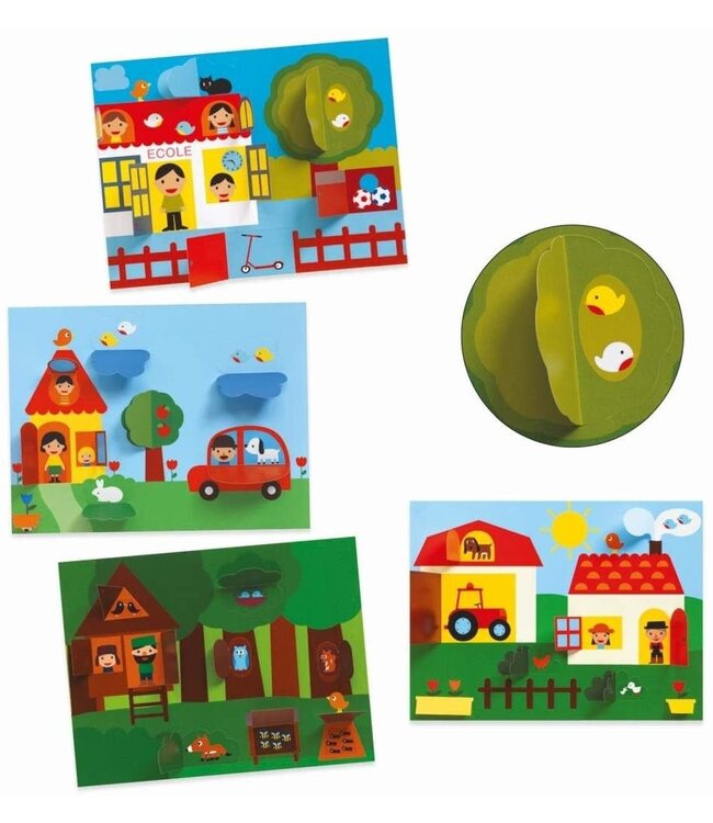 Djeco Hide and Seek Collage