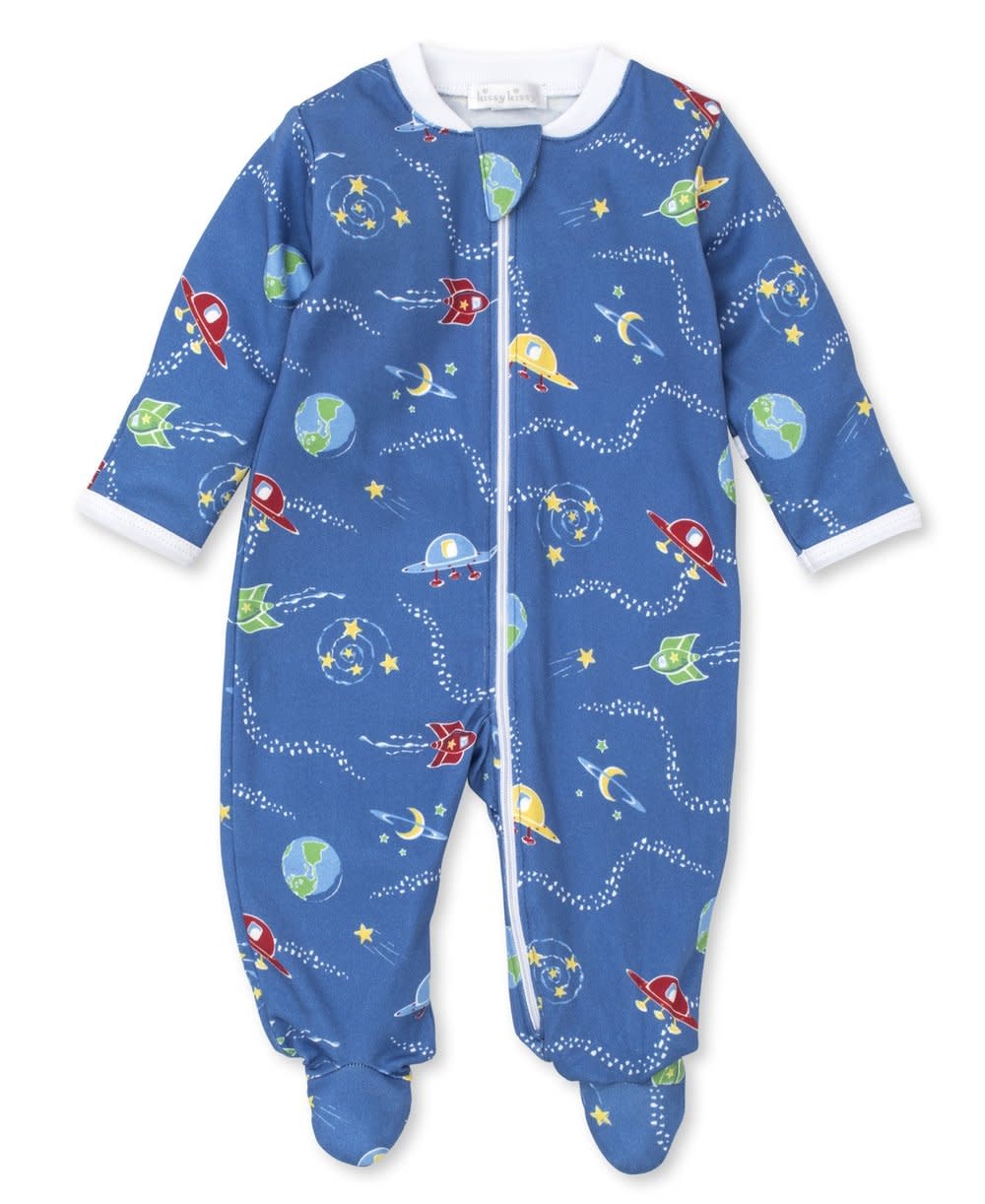 Kissy Kissy Intergalactic Zip Footie