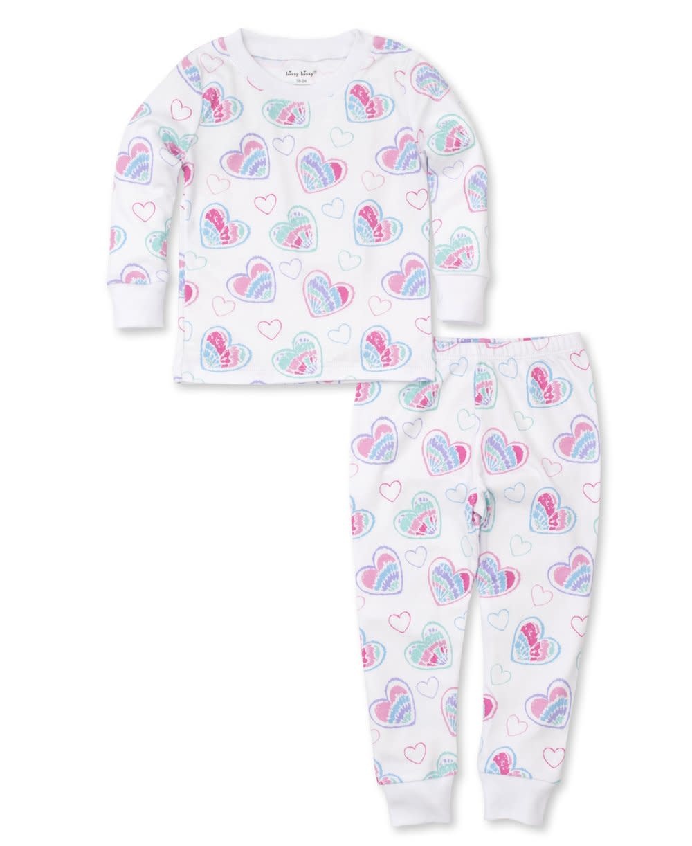Kissy Kissy Tie Dye Heart Pajama Set