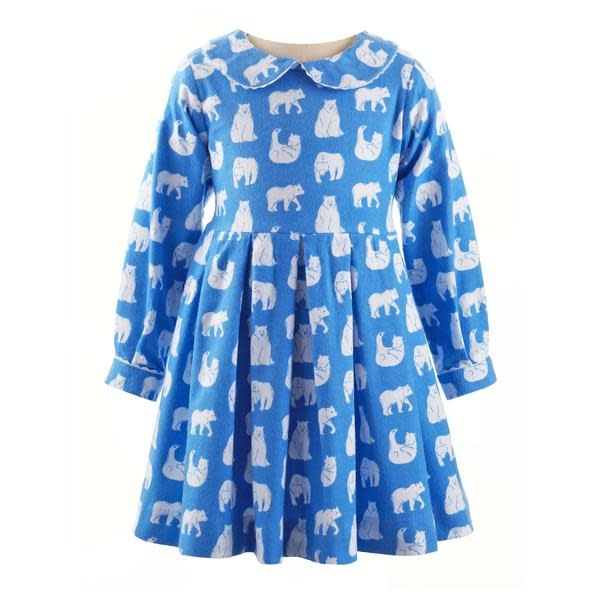 Rachel Riley Polar Bear Flannel Dress