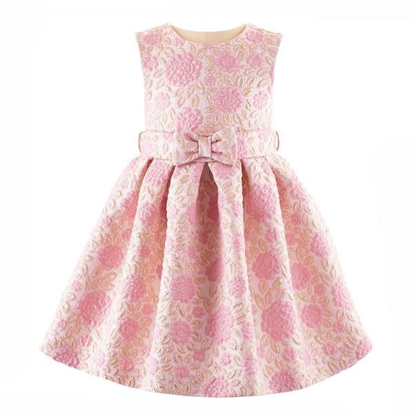 Rachel Riley Sparkle Floral Damask Dress