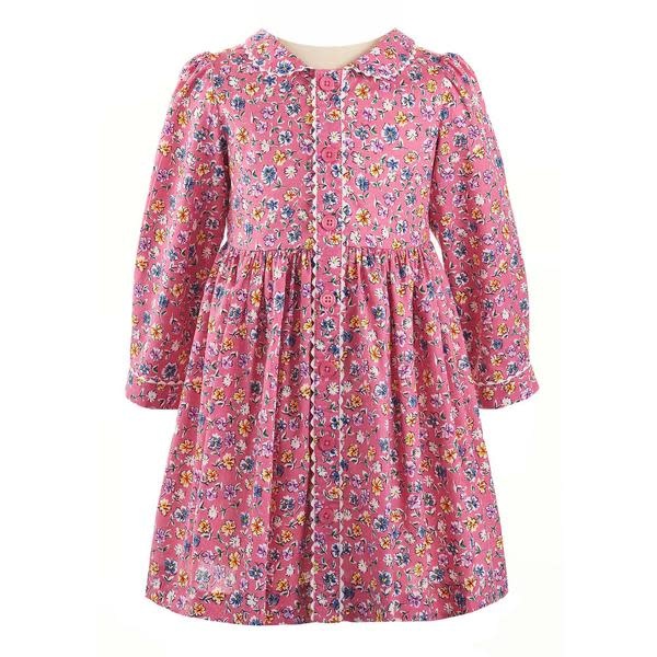 Rachel Riley Flower Garden Button Front Dress