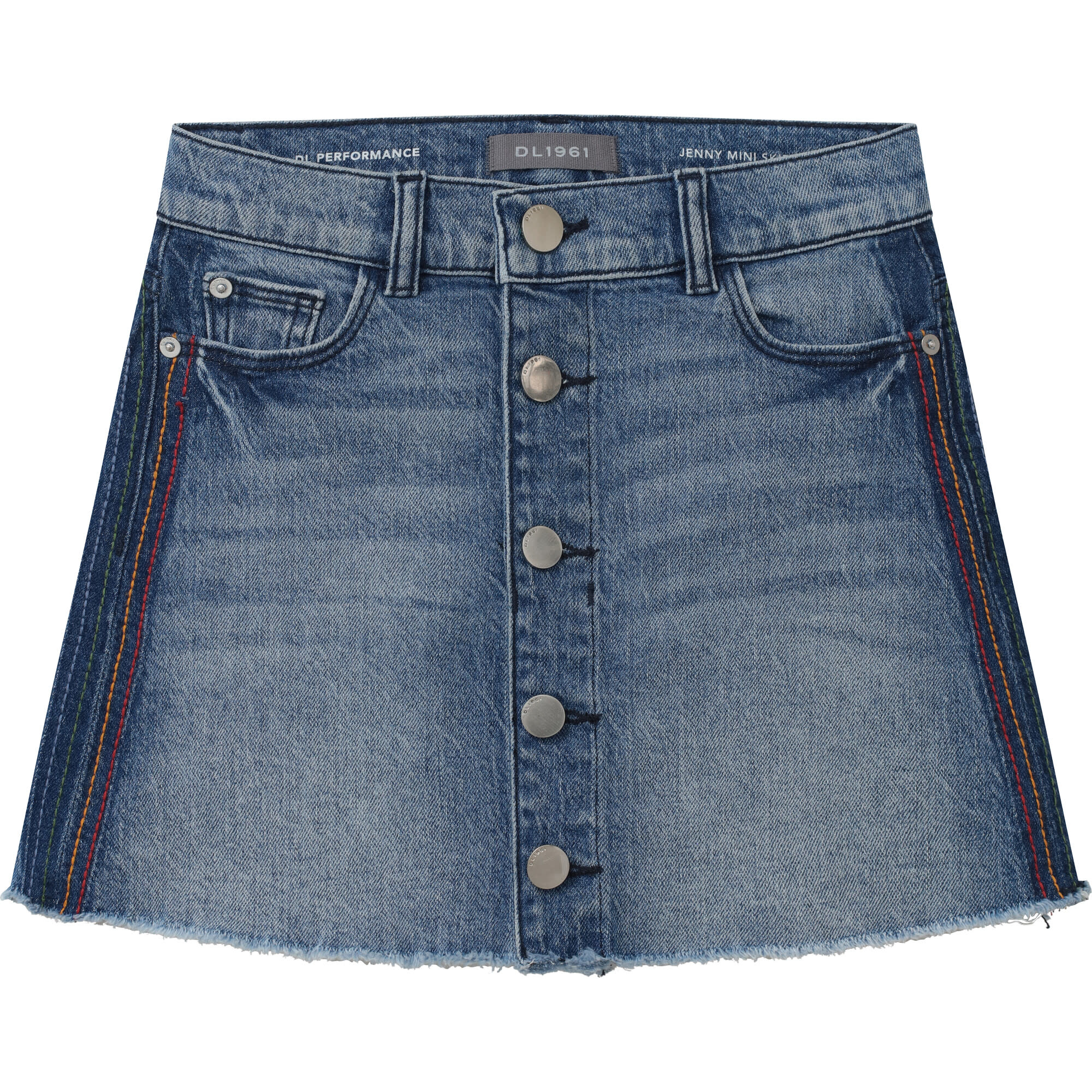 DL1961 Thunder Stripe Jenny Skirt