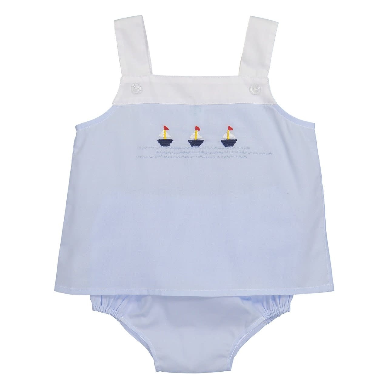 Feltman Brothers Sailboat Buttoned Diaper Set