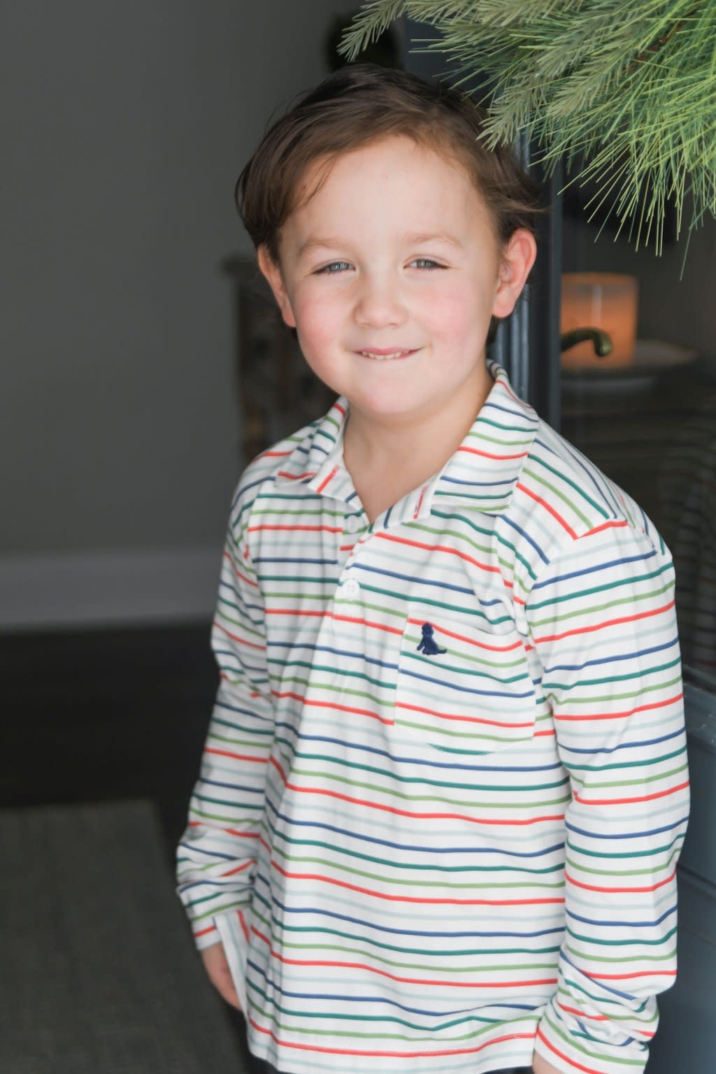 James and Lottie Stripe Knit Polo James and Lottie Stripe Knit Polo