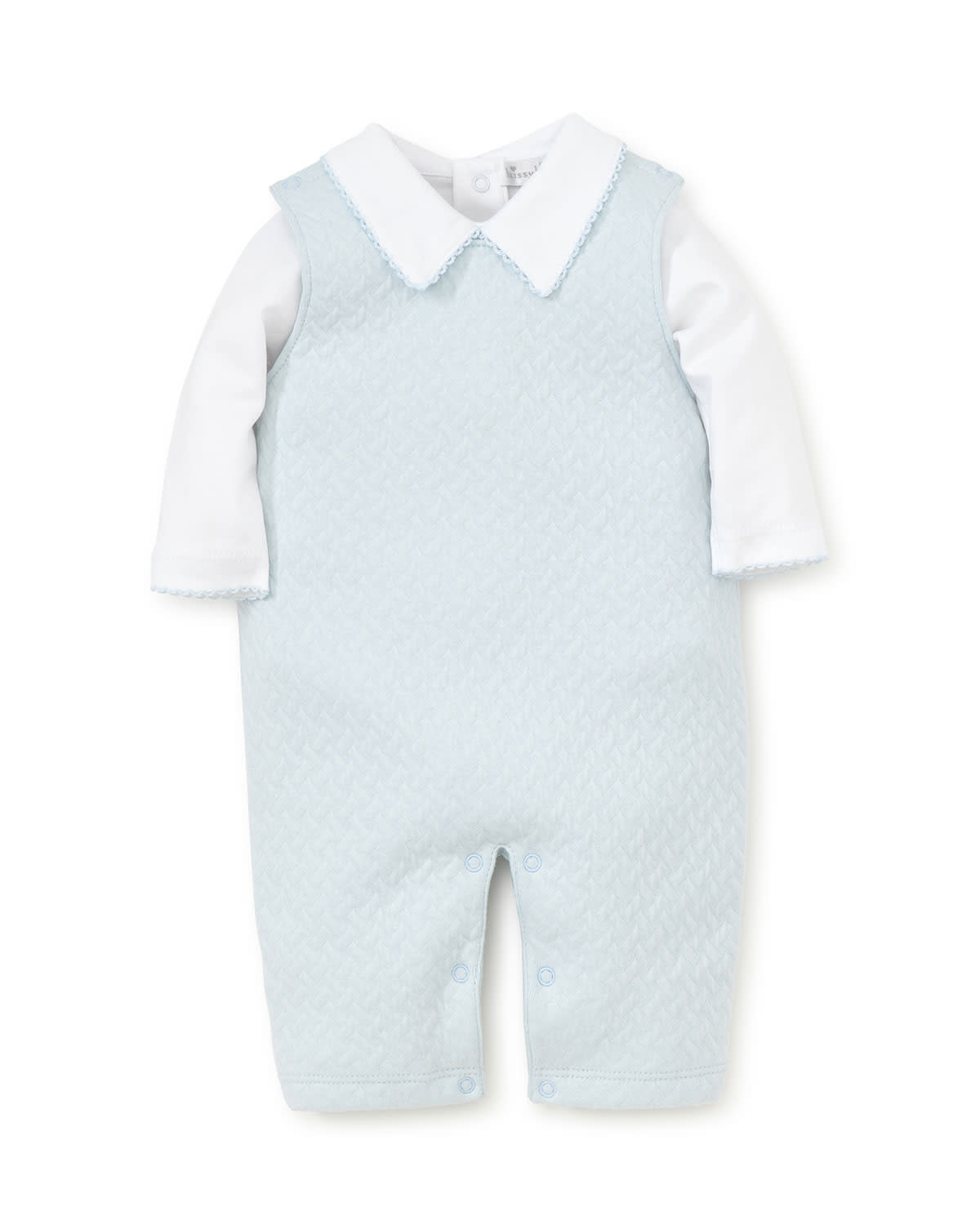 Kissy Kissy Jacquard Overall Set