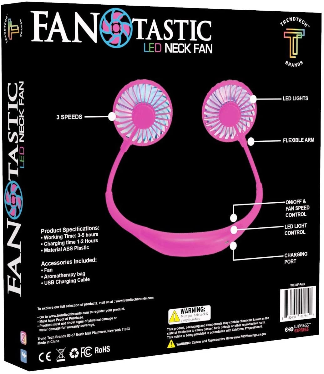 Wireless Express LED Neck Fan