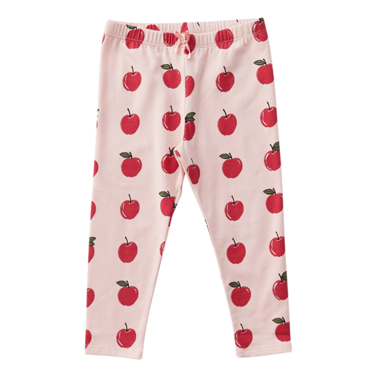 Pink Chicken Apples Organic Legging