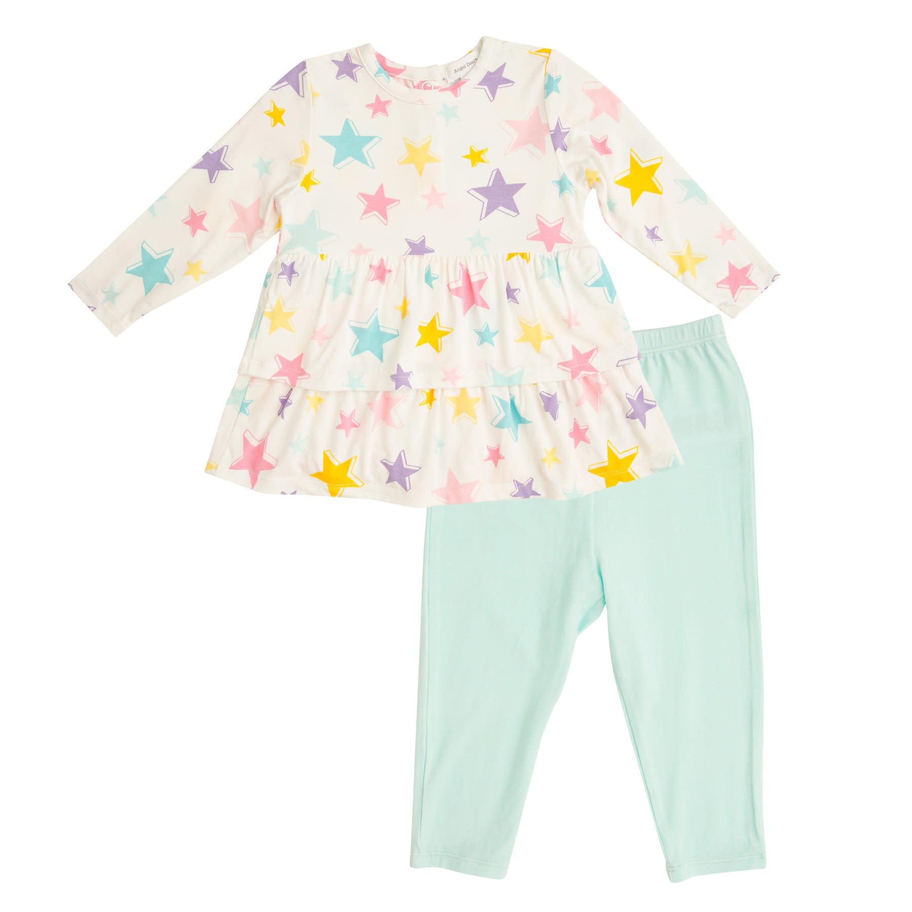 Angel Dear Star Ruffle Tunic Set
