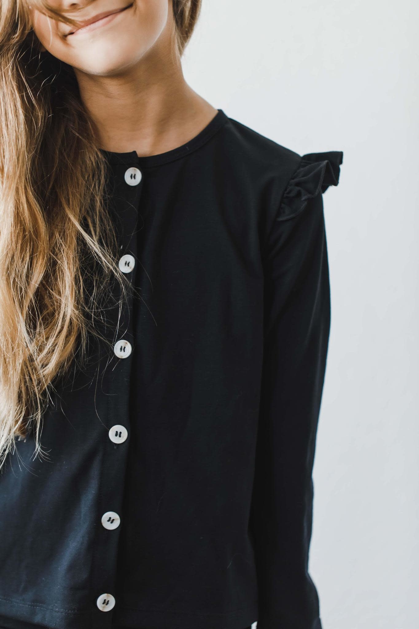 Mila & Rose Ruffle Cardigan