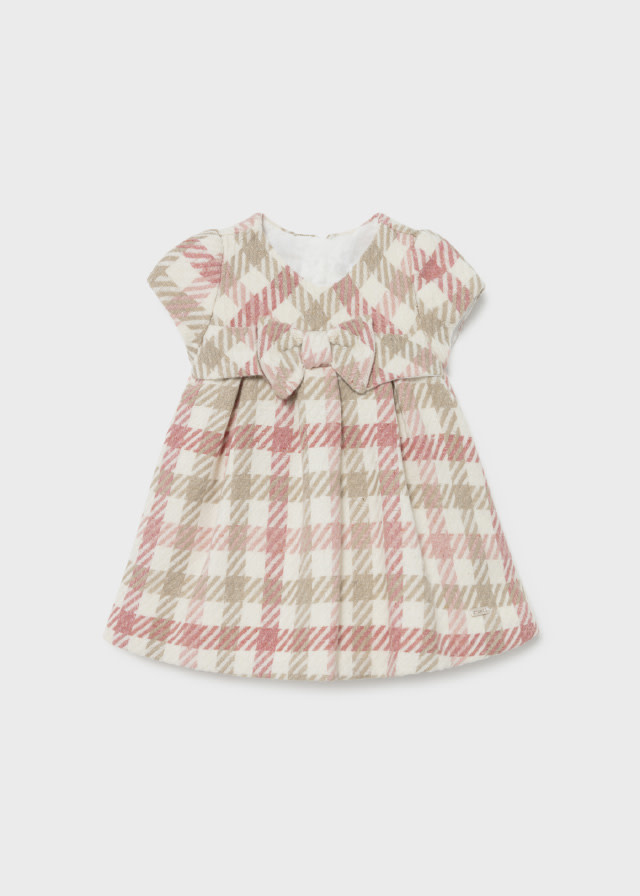 Mayoral Pink Plaid Dress