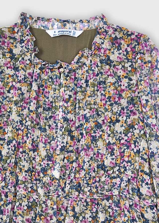 Mayoral Lilac Floral Dress