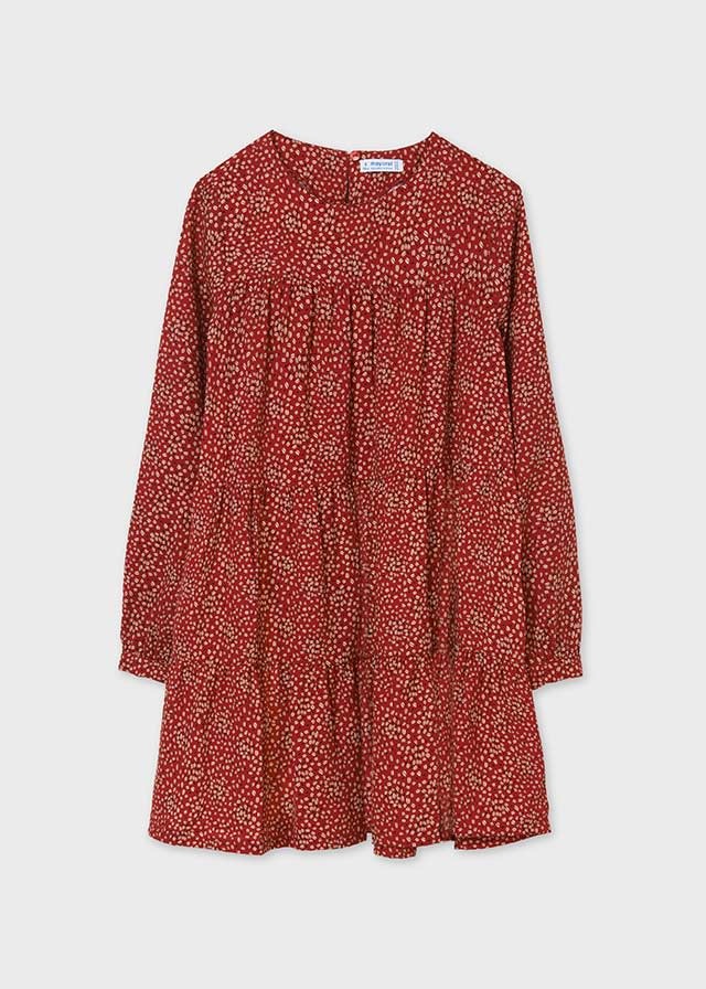 Mayoral Red Print Dress Mayoral Red Print Dress