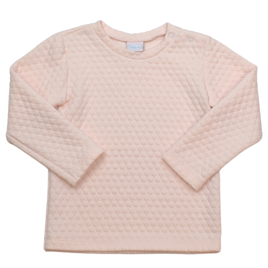 Lullaby Set Quilted Pink Precious Pullover Lullaby Set Quilted Pink Precious Pullover