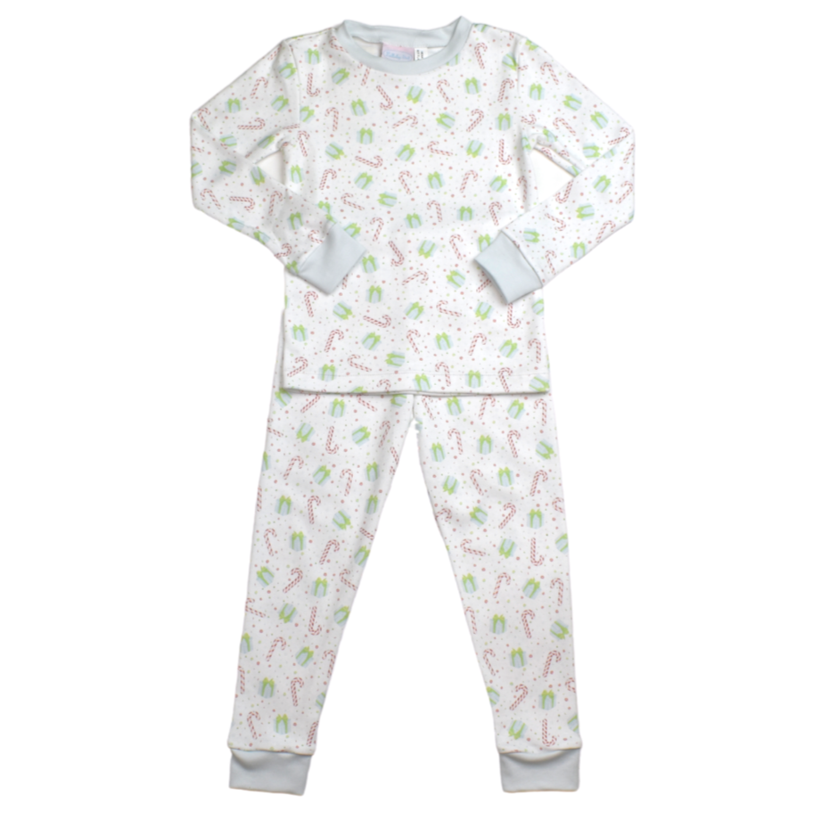 Lullaby Set Blue Christmas Sweet Pea PJ Lullaby Set Blue Christmas Sweet Pea PJ
