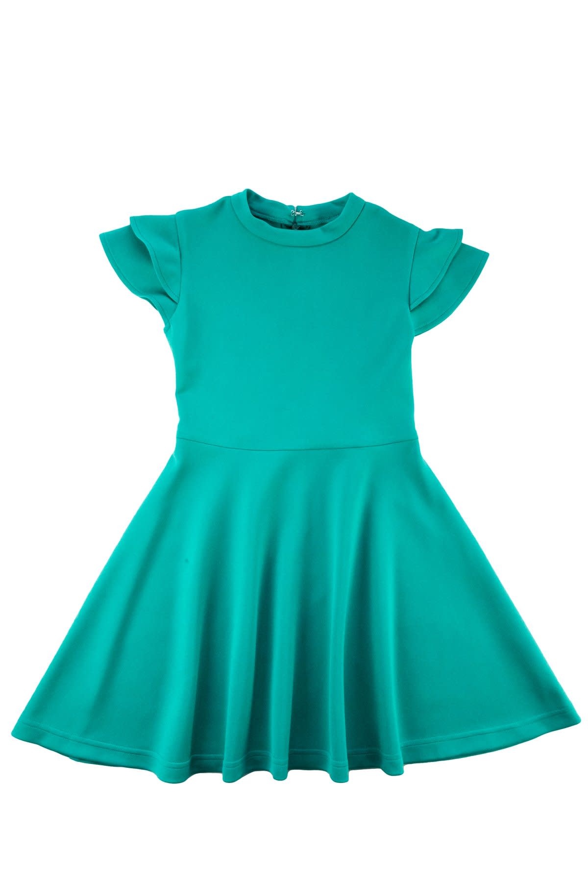Florence Eiseman Jade Flutter Sleeve Dress Florence Eiseman Jade Flutter Sleeve Dress