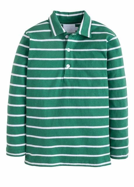 Little English Striped Polo