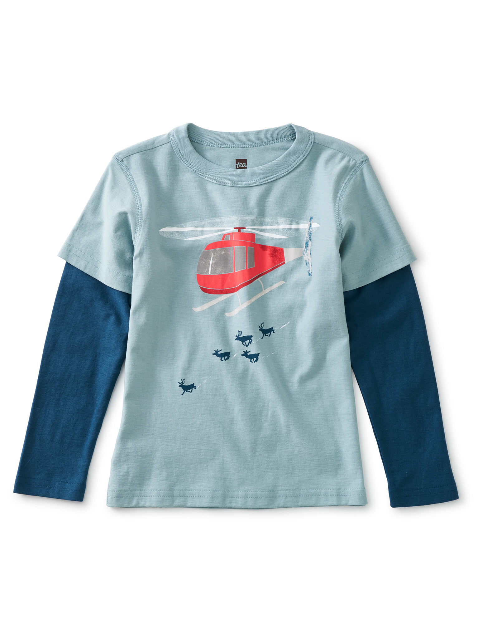 Tea Collection Helicopter Herding Layered Tee
