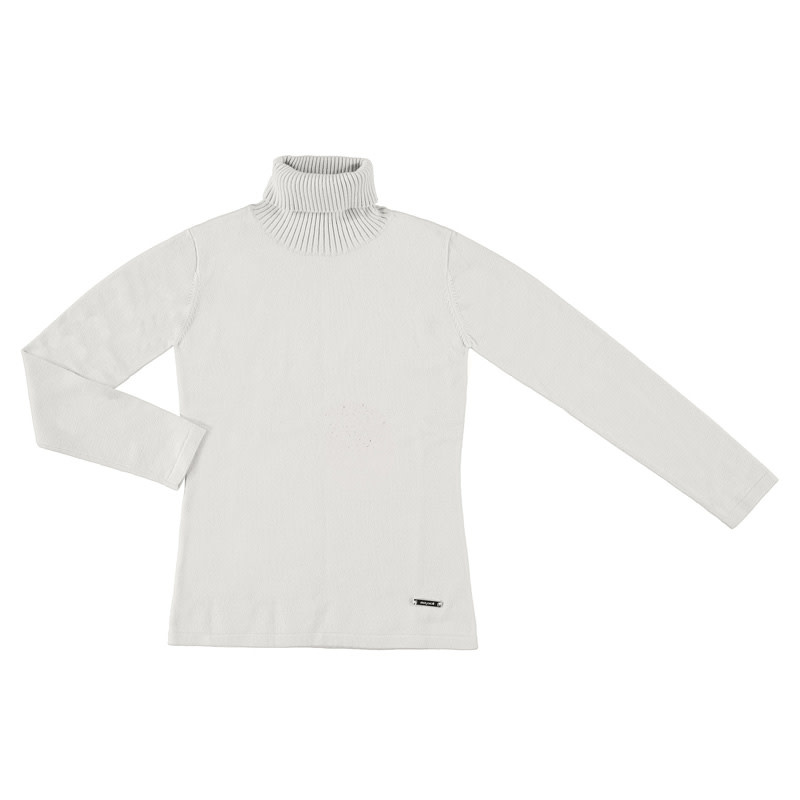 Mayoral White Knit Turtleneck Mayoral White Knit Turtleneck