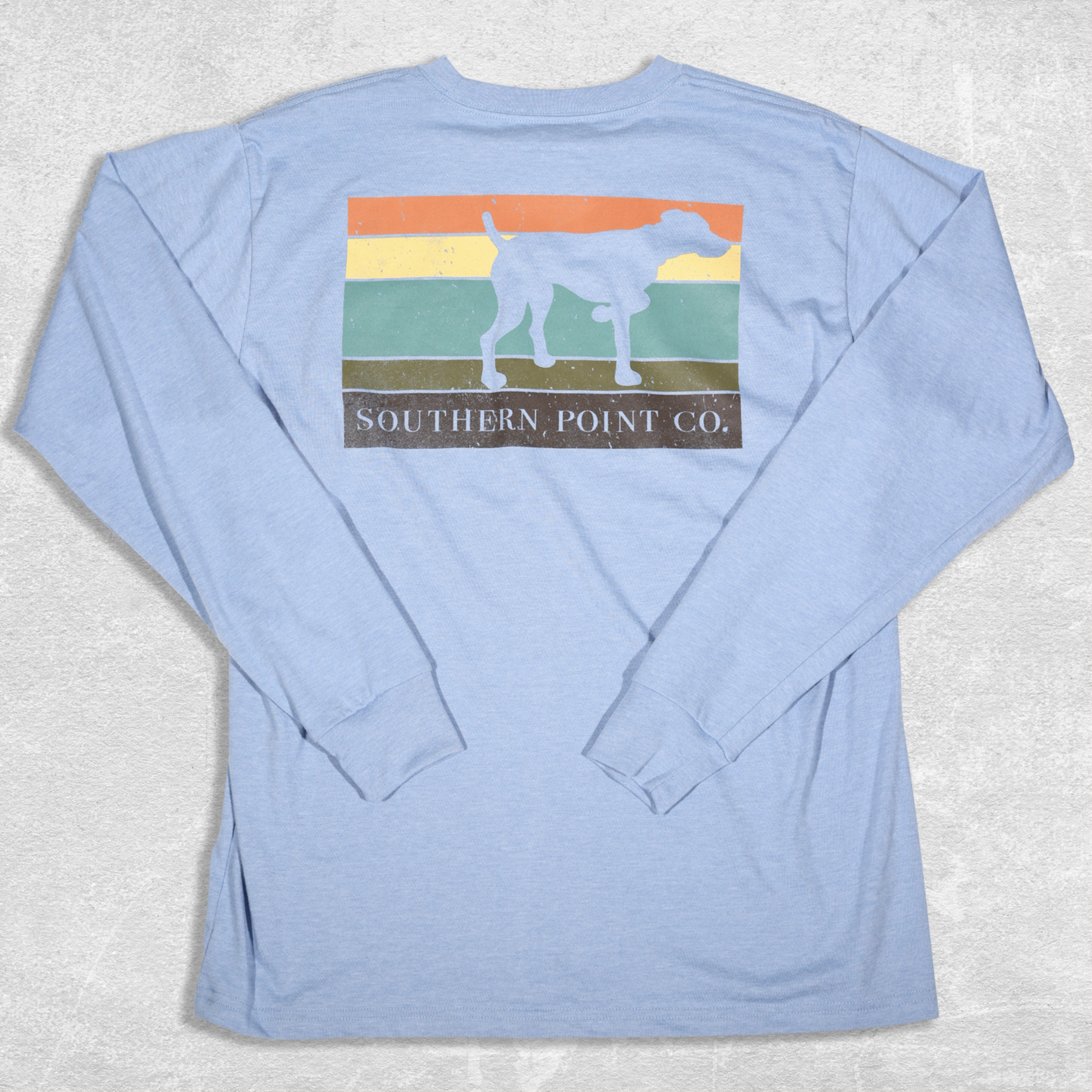 Southern Point Co. L/S Silhouette Block Tee