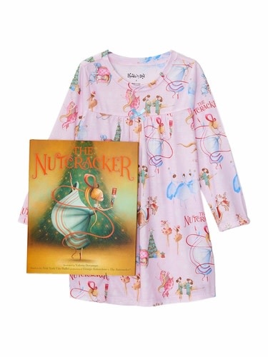Books to Bed Nutcracker Nightdress Set Books to Bed Nutcracker Nightdress Set