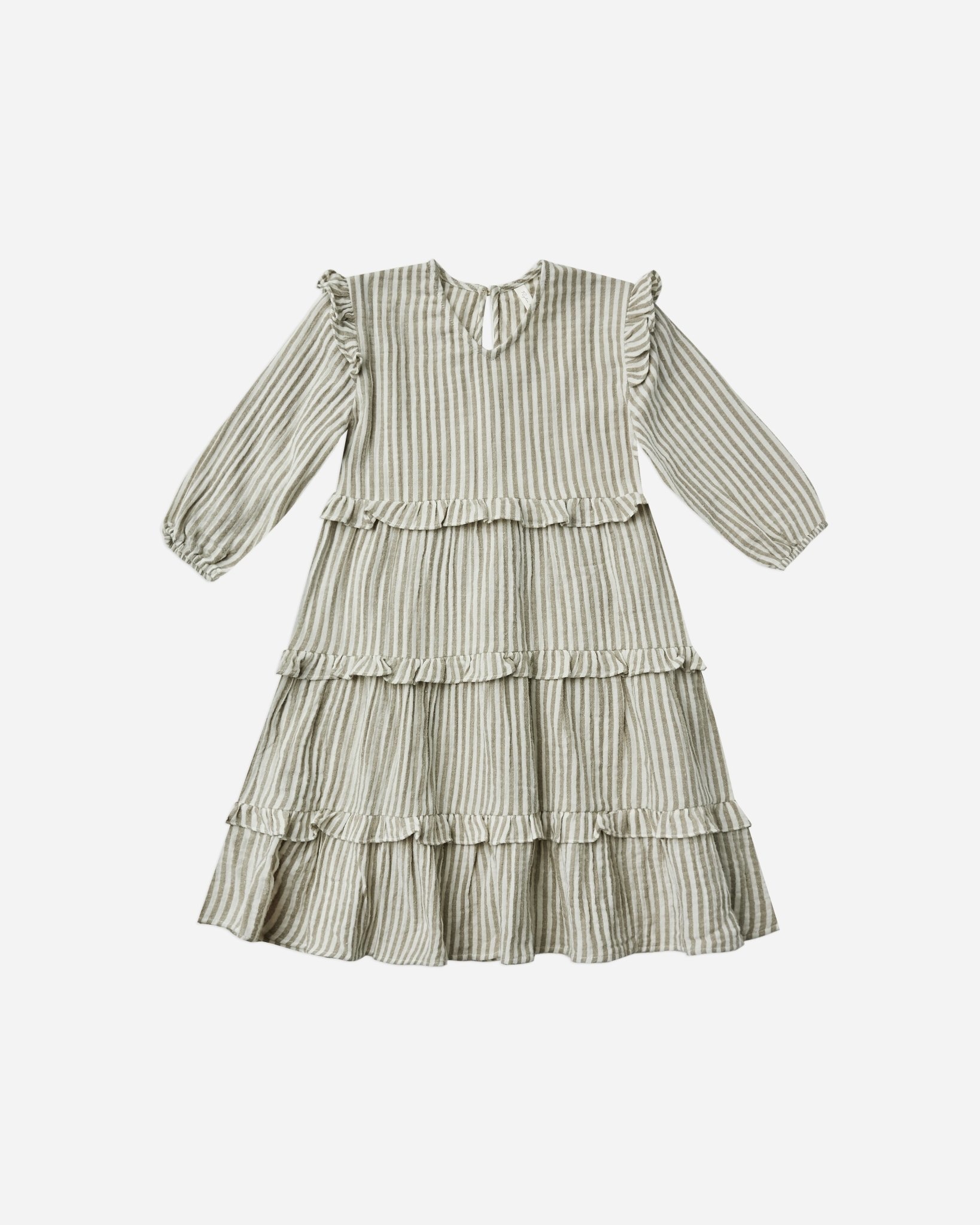 Rylee & Cru Olive Stripe Mabel Dress Rylee & Cru Olive Stripe Mabel Dress