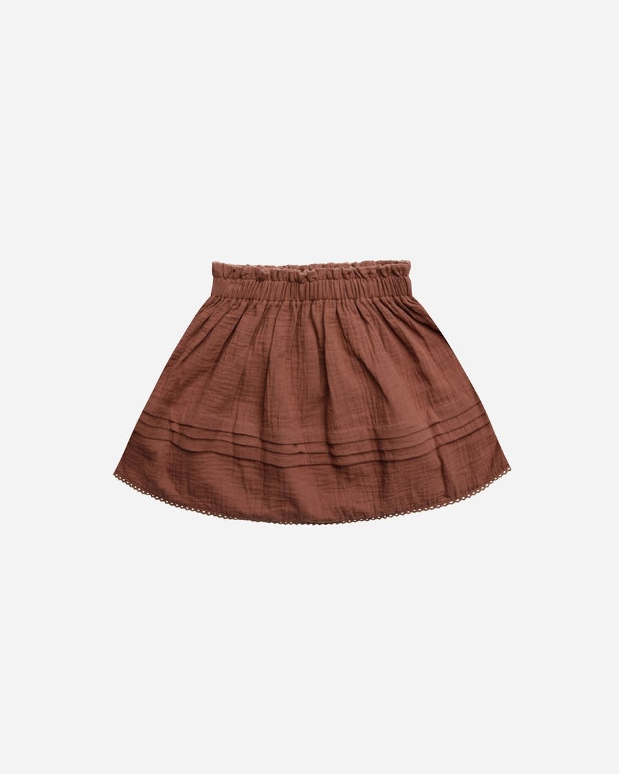 Rylee & Cru Wine Simple Skirt Rylee & Cru Wine Simple Skirt
