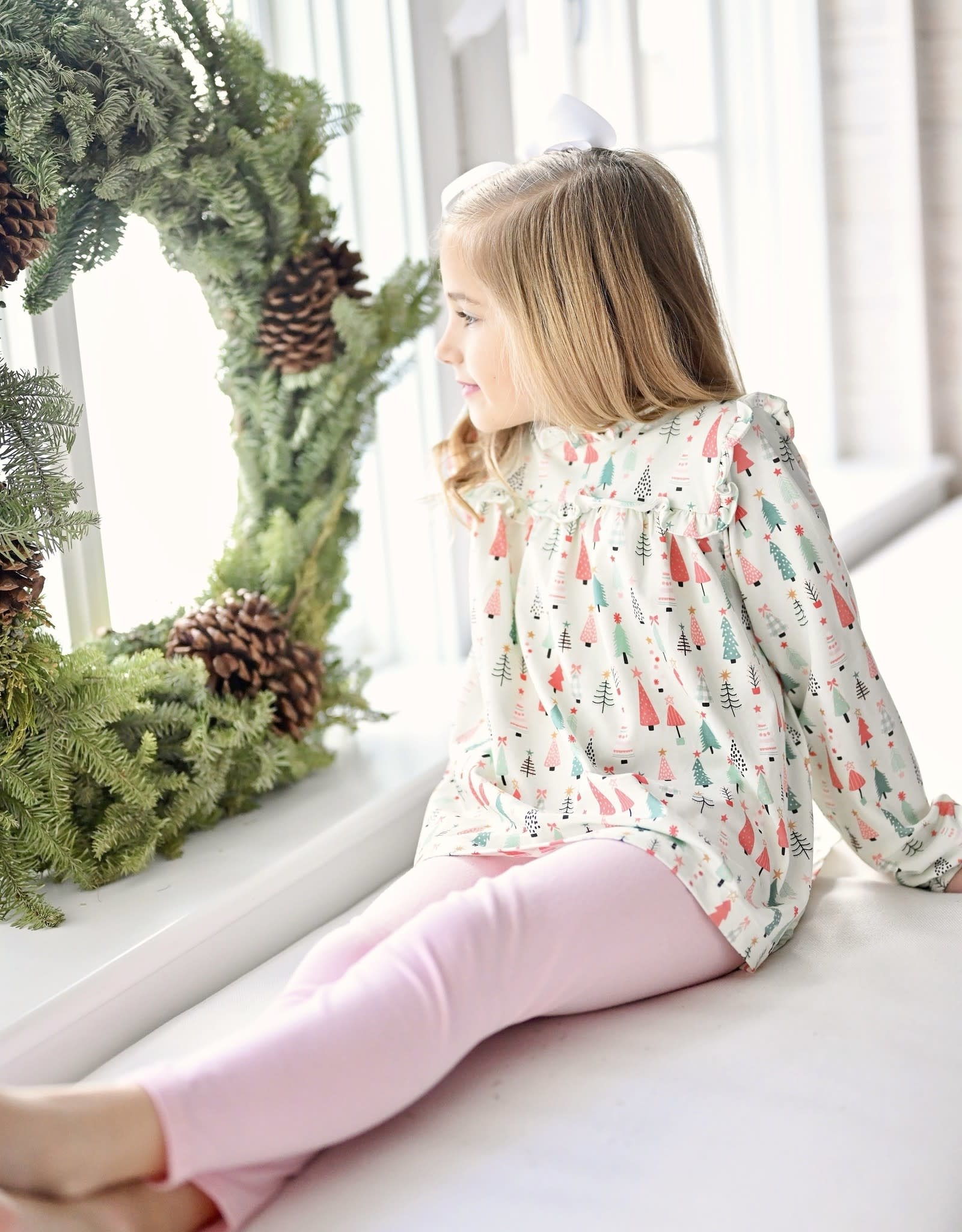 James and Lottie Christmas Trees Janey Legging Set