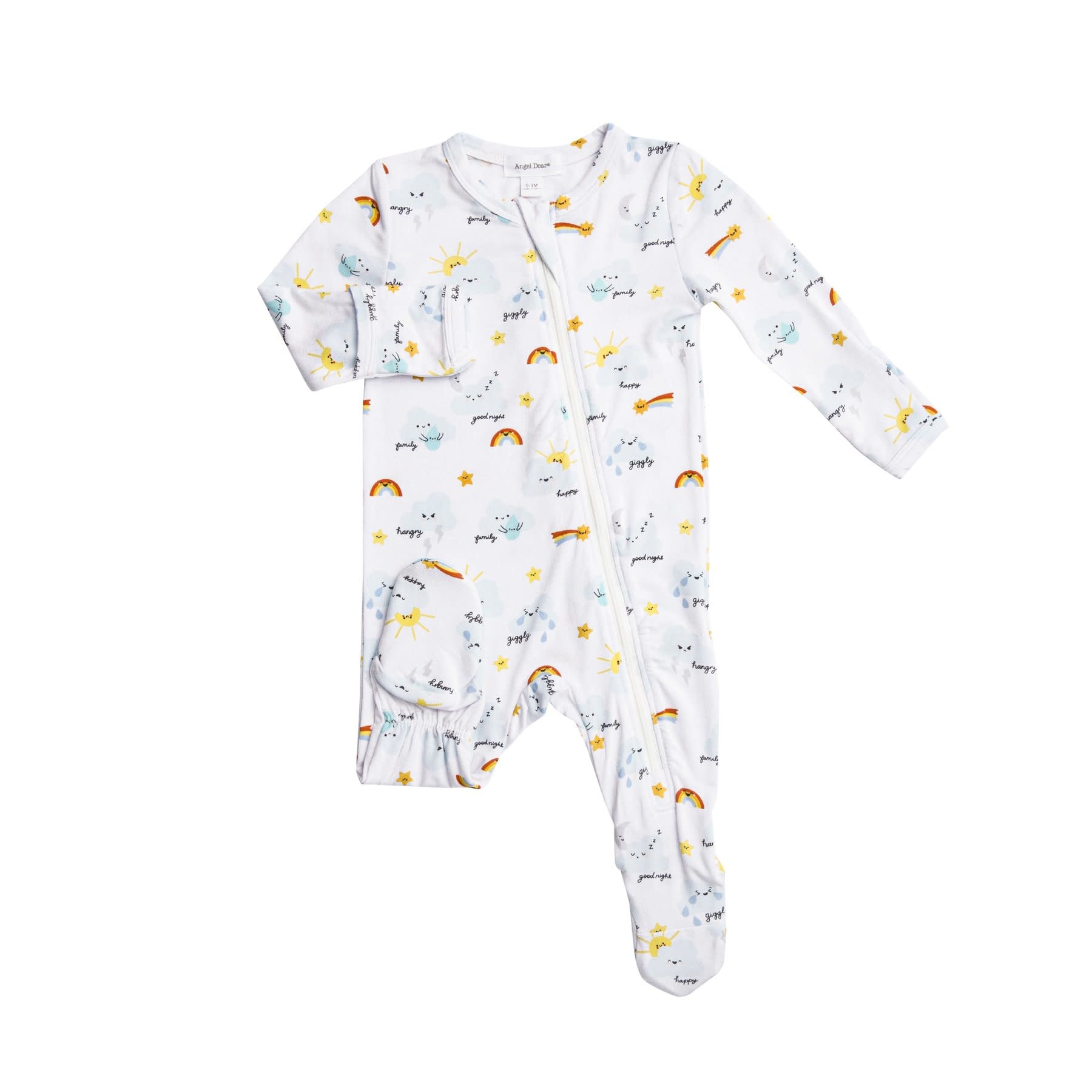 Angel Dear Zipper Footie