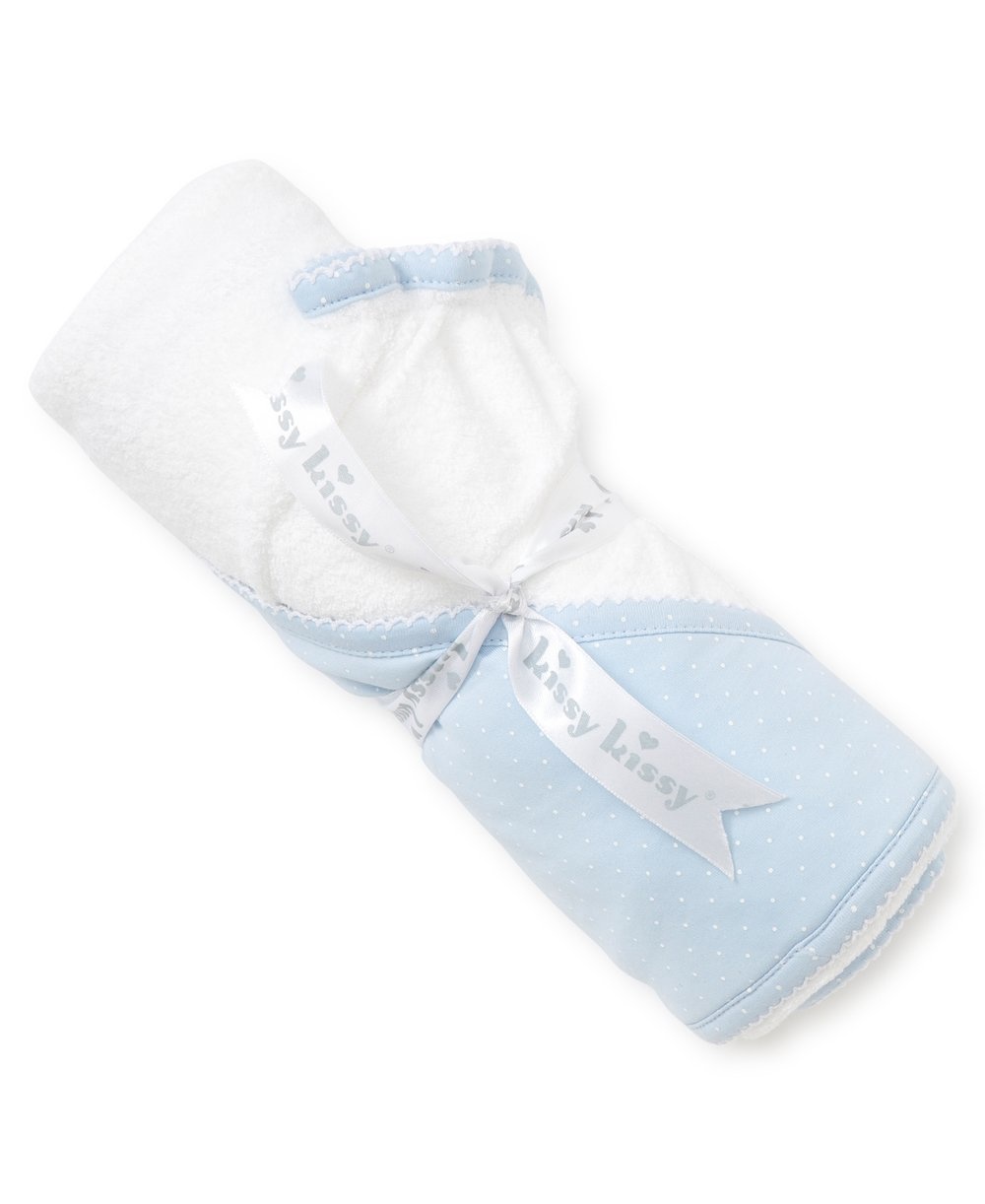 Kissy Kissy Dots Towel w/Mitt Kissy Kissy Dots Towel w/Mitt