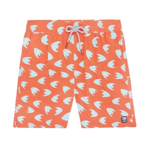 Tom & Teddy Men's Angel Fish Swim Trunks Tom & Teddy Men's Angel Fish Swim Trunks