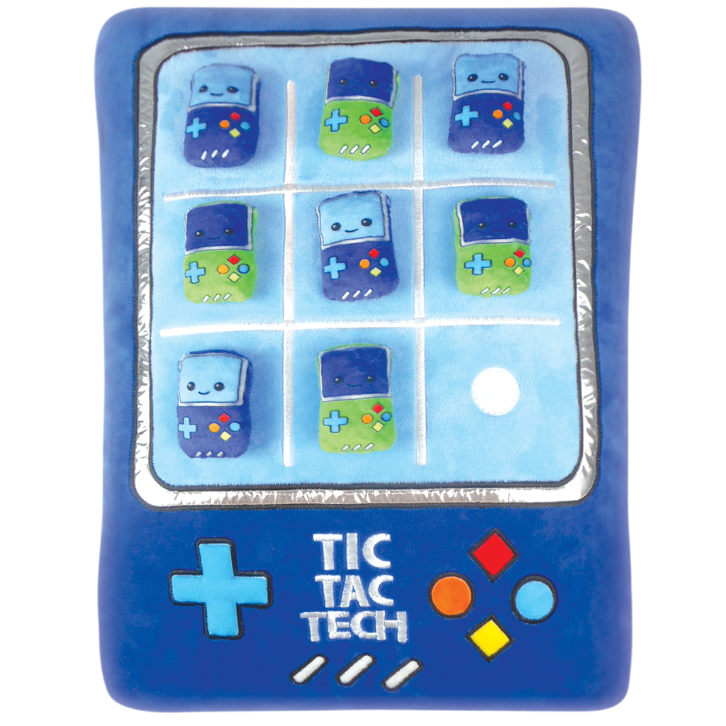 Iscream Tic-Tac-Tech Fleece Pillow