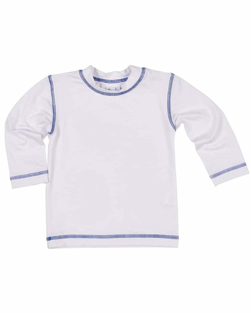 Florence Eiseman L/S Navy Stitched Rashguard Florence Eiseman L/S Navy Stitched Rashguard