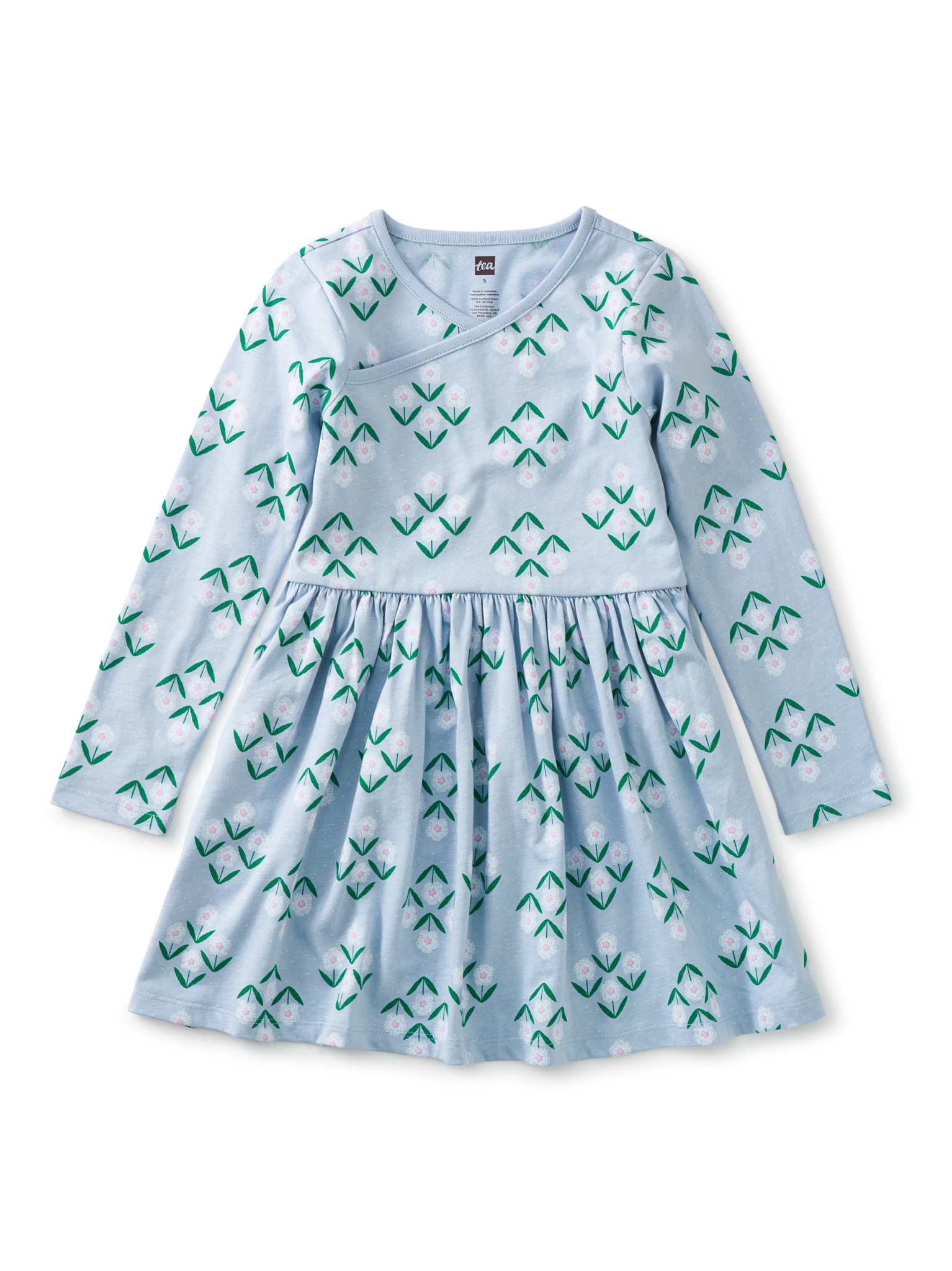 Tea Collection Wrap Neck Dress