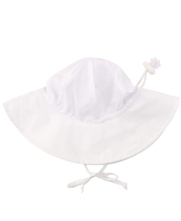 Ruffle Butts White Sun Protective Hat