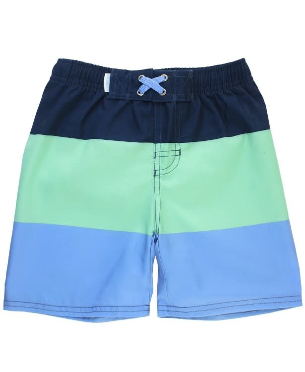 Ruffle Butts Mint/Blue Color Block Trunks Ruffle Butts Mint/Blue Color Block Trunks