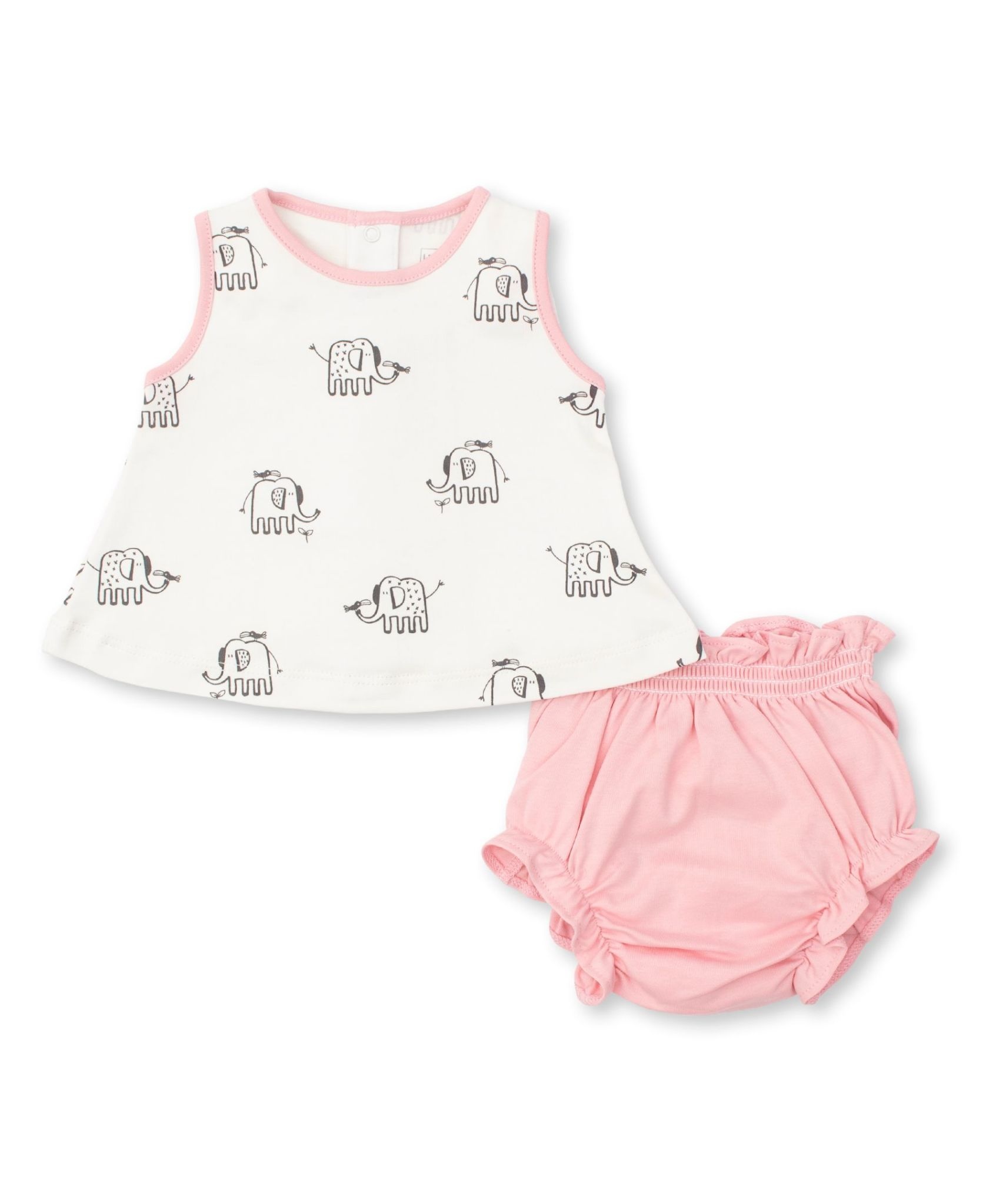 Kissy Kissy Elephants Sunsuit Set